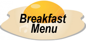 breakfast menu